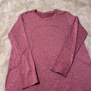 lululemon athletica Pink Long Sleeve Top